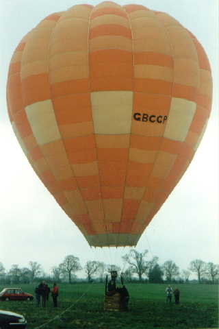 Aries, G-BCGP inflated
