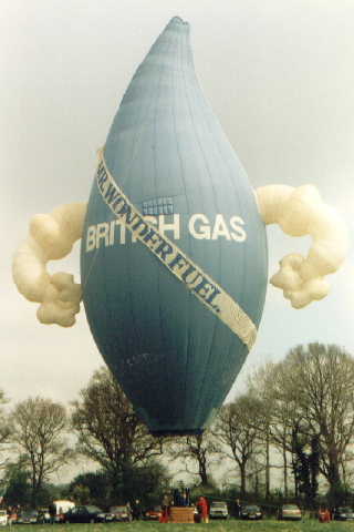 balloon, G-BGOO inflated