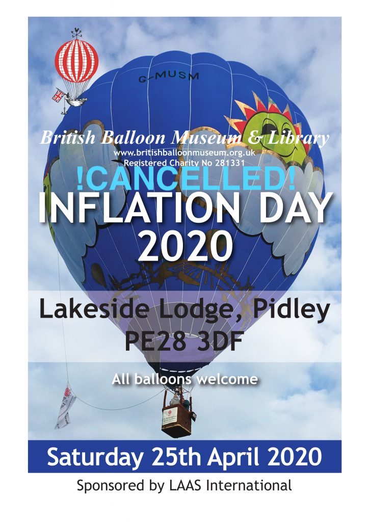 Inflation Day 2020 25th April British Balloon Museum Library