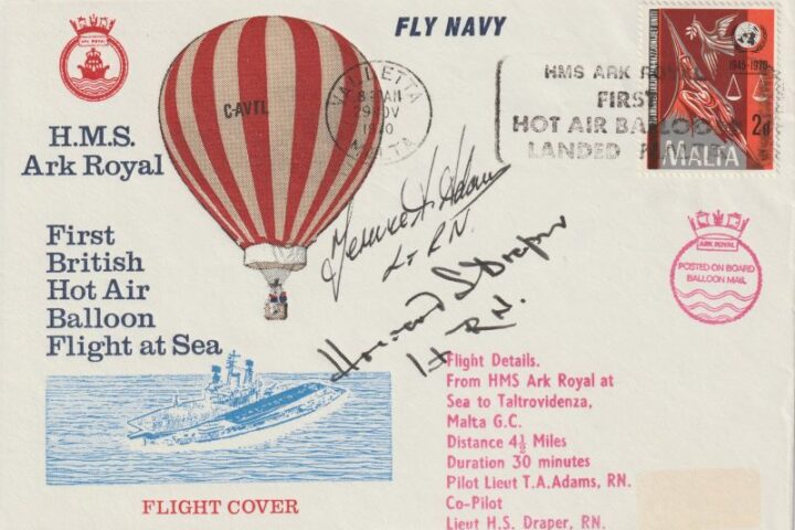 Flown cover for G-AVTL fight from HMS Ark Royal